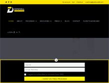 Tablet Screenshot of joedowdell.com